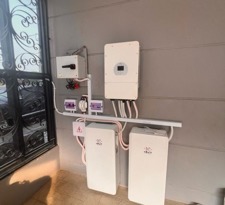 12 KW SMART HYBRID SOLAR SYSTEM – IBADAN